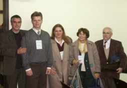 Kongress Euro-Brasilianischer Studien. Sitzungen im Rio Grande do Sul. A. Bispo, R.Schramm und Mitglieder der Gesellschaft für Volkskunde RS