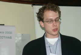 Ronel Albert da Rosa u. L. E. Xavier Rubira.Gramado. Dieter Klein Kongress Euro-Brasilianischer Studien 2002. Copyright ISMPS.