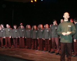 Chor FEEVALE. Kongress Euro-Brasilianischer Studien 2002. Prof. Dr. A.A.Bispo u. H. Souza Nunes.Copyright ISMPS