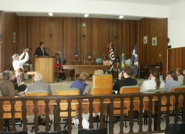 Rathaus von Joanópolis. IV. Internationales Symposium Kirchenmusik und Brasilianische Kultur 2002