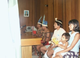 Rathaus von Joanópolis. IV. Internationales Symposium Kirchenmusik und Brasilianische Kultur 2002