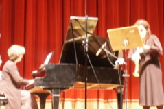 Konzert Maria Bragança.Teatro S. Pedro, São Paulo. Kongress Euro-Brasilianischer Studien 2002.