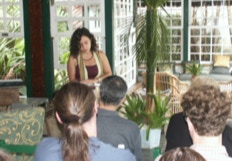 Anna S. Boyero. Paraty. RJ. Kongress Euro-Brasilianischer Studien 2002. Pousada do Príncipe. Foto A.A.Bispo. Copyright