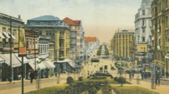 Avenida São João.  Historische Bilder von São Paulo
