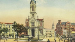 Rosário-Kirche. Paissandú-Platz. Historische Bilder von São Paulo