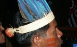 Vertreter der Xerente.Sitzung in Joanópolis. Kongress Euro-Brasilianischer Studien 2002, 2. Teil: Tribal/Rural